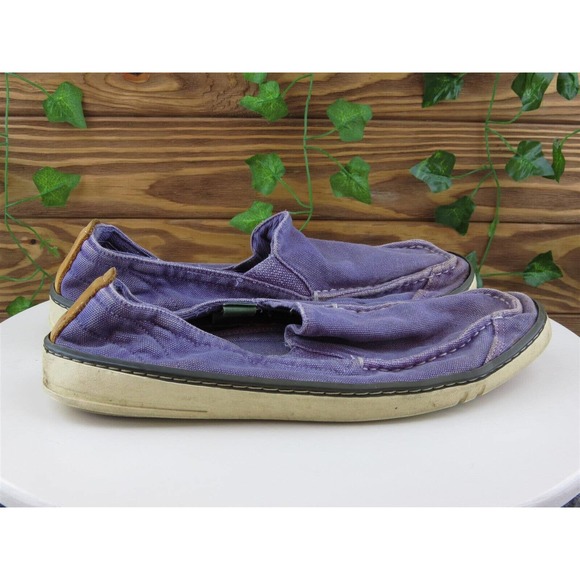 Timberland Size‎ 9.5 Slip-On Shoes Purple Fabric Women M Earthkeepers - Picture 5 of 11